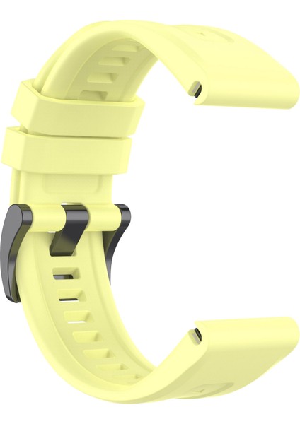 Garmin Fenix ​​7/epix Gen2/descent G1/coros Vertix Silikon Izle Band Quick Serbest Bırakma Bilek Strap Sports Yedek Saat Bandı - Sarı (Yurt Dışından) fırsatları