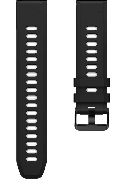 Çift Renk Hızlı Serbest Bırakma Silikon Değiştirme Garmin Fenix ​​7x/6x Safir Gps/6x Pro/6x Gps/5x Gps/5x Plus - Siyah/beyaz Için (Yurt Dışından) fırsatları