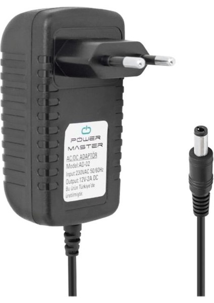 Axe Tools 12 Volt - 2 Amper Plastik Kasa Priz Tipi Adaptör 5.5*2.5 Uç