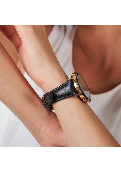 Huawei Watch Samsung Watch Kadın Deri Kordon Huawei Gt Gt2 Gt3 42 Mm, Samsung Watch4 Watch5 Watch 6 Watch 5 Pro 40mm 43mm 44mm 45mm 46mm 47mm Active2 20MM Deri Kayış fırsatları