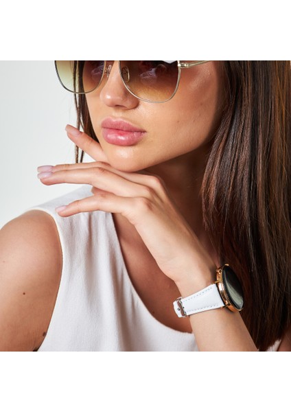 Huawei Watch Samsung Watch Kadın Deri Kordon Huawei Gt Gt2 Gt3 42 Mm, Samsung Watch4 Watch5 Watch 6 Watch 5 Pro 40mm 43mm 44mm 45mm 46mm 47mm Active2 20MM Deri Kayış modelleri