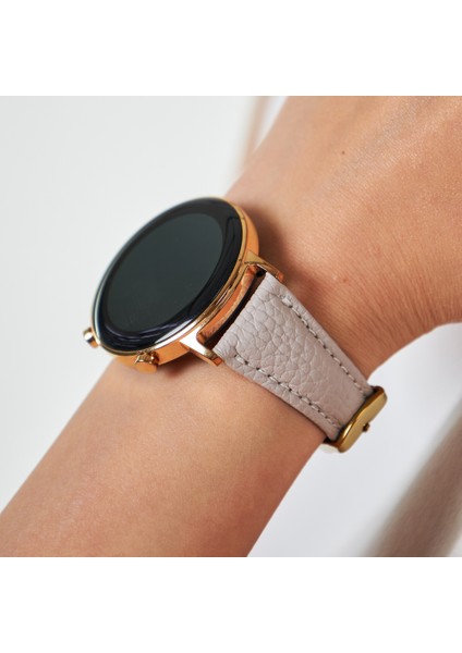 Huawei Watch Samsung Galaxy Watch Kadın Deri Kordon Huawei Gt Gt2 Gt3 42 Mm, Samsung Watch4 Watch5 Watch 6 Watch 5 Pro 40mm 43mm 44mm 45mm 46mm 47mm Active2 20MM Deri Kayış
