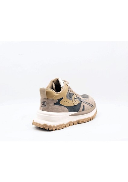 22K334-1 Kadın Camel Sneaker Ayakkabı