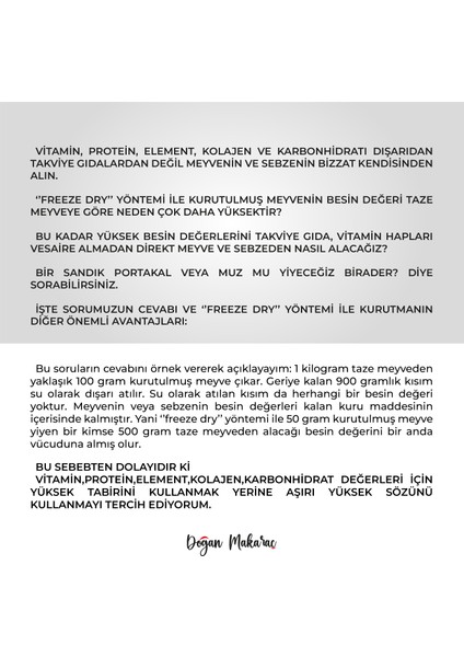 Organik sertifikalı (Freeze-Dry) dondurularak kurutulmuş pancar