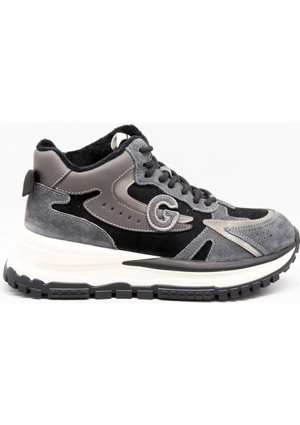 22K334-1 Kadın Siyah Sneaker Ayakkabı