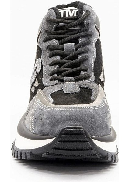 22K334-1 Kadın Siyah Sneaker Ayakkabı