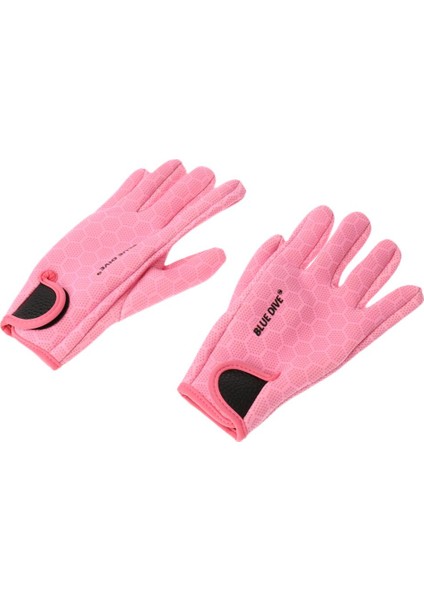 Siyah/pembe 1.5mm Neopren Dalış Tüplü Wetsuit Eldivenleri Spearfishing Kayak - Pembe, M (Yurt Dışından)