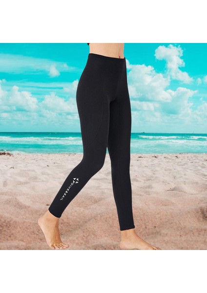 Neopren Dalış Wetsuit Pantolon Sörf Islak Takım Termal Sörf Tüplü Pantolon Kadın M (Yurt Dışından)