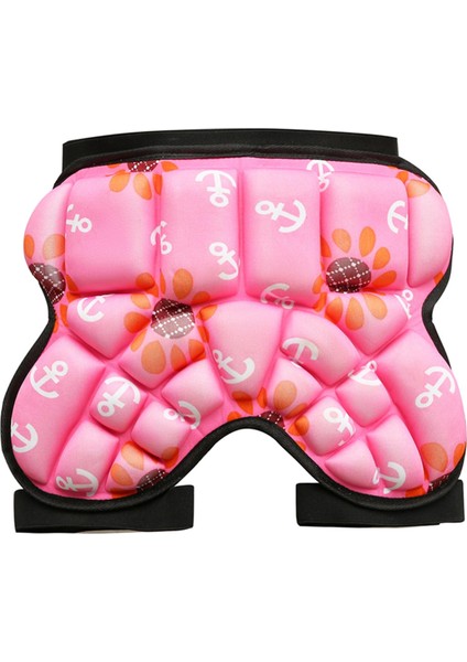 Ayarlanabilir 3D Yastıklı Kalça Koruma Şortları Koruma Ped Pembe Kayak Için Hafif Sight (Yurt Dışından)