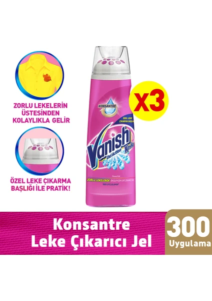 Kosla Ön Işlem Için Leke Çıkarıcı Jel 3 x 200 ml