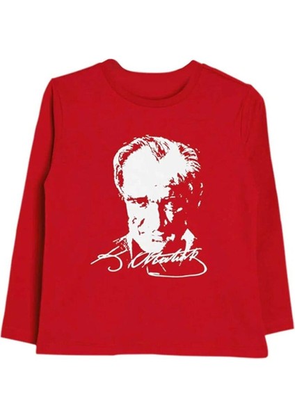 Atatürk Baskılı Çocuk T-Shirt