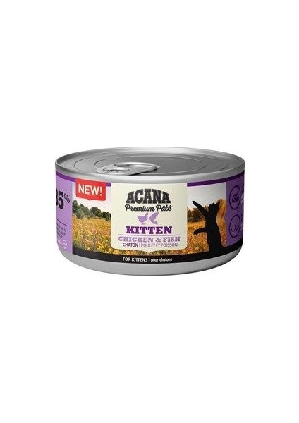 Premium Pate (Ezme) Tavuklu ve Balıklı Yavru Kedi Konservesi 85 gr