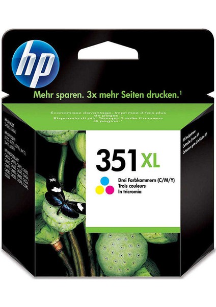 HPZR Hp 351XL CB338E Orjinal Renkli Kartuş