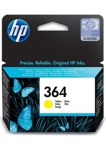 HPZR Hp 364 CB320E Orjinal Sarı Kartuş