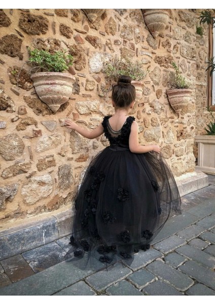 Çocuk Abiye Kara Kedi Kostüm Evi