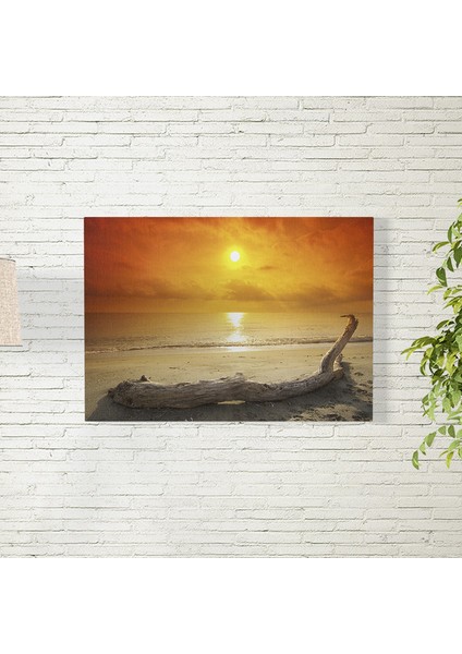 Denizde Gün Batımı Posteri 50X70 cm