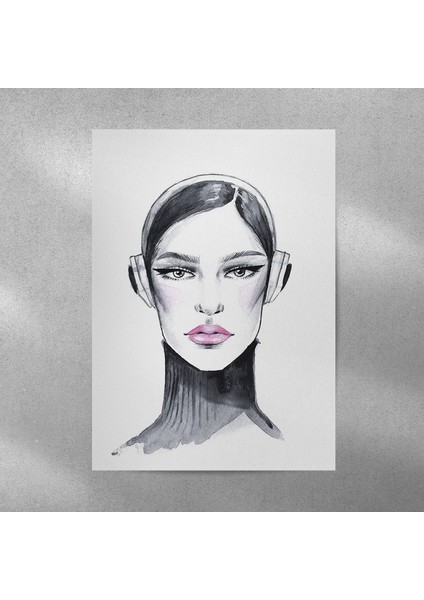 Kadın Çizim Posteri 50X70 cm