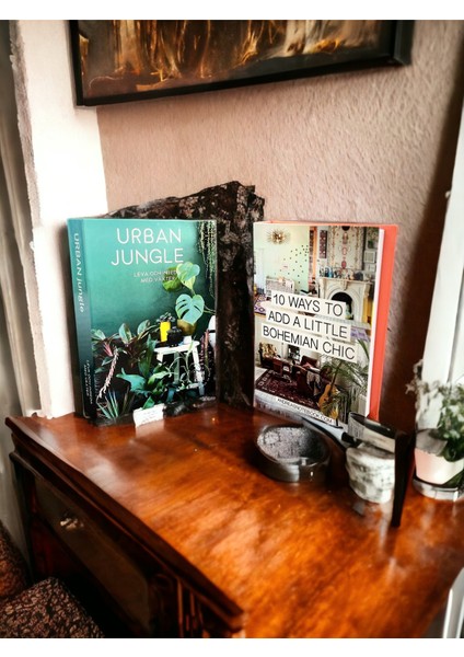 Dekoratif Kitap Kutu Seti, Urbanjungle& Bohemian Chıc 2'liset Kitap Kutu Seti