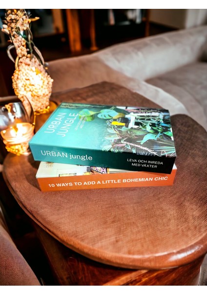 Dekoratif Kitap Kutu Seti, Urbanjungle& Bohemian Chıc 2'liset Kitap Kutu Seti modelleri
