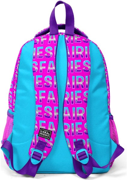 Kids Pembe Mavi Peri Desenli 2'li Okul Çanta Seti SET0223484 fırsatları