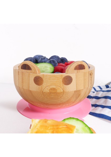 Bebek Bambu Silikon Tabak Kase Seti (Yurt Dışından)