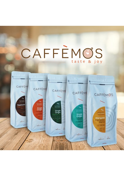 Caffèmos Peakbold Blend Filter Coffee (Öğütülmüş Filtre Kahve) - 1000gr