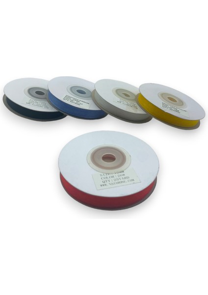 Organze Kurdele Seti 1CM/23MT 5 Adet (Set 2) fiyatları