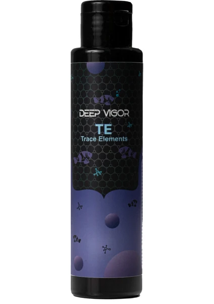 Deep Vigor - Trace Elements - 125 ml Eser Element Takviyesi - Tuzlu Su Akvaryumlar Için Uygundur.