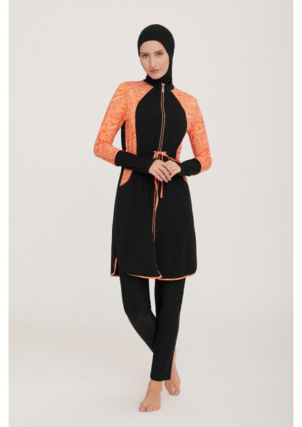 Fermuarlı Likralı Tam Tesettür Mayo 4430 fiyatları