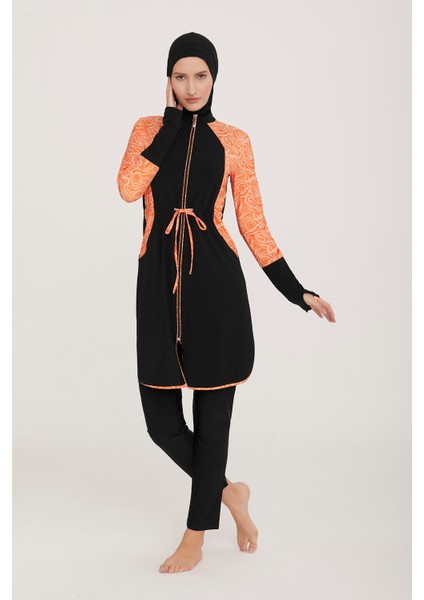 Fermuarlı Likralı Tam Tesettür Mayo 4430 modelleri