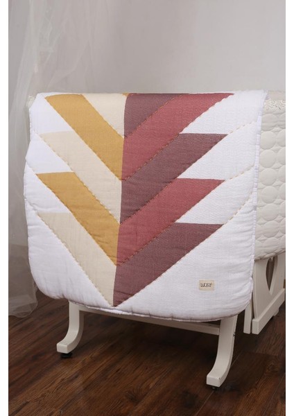 %100 Pamuk Bebek Müslin Yorgan - El İşlemeli 70 x 100 cm - ZTD100