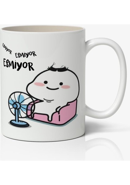 Esmiyor Yazılı Baskılı Kupa Bardak