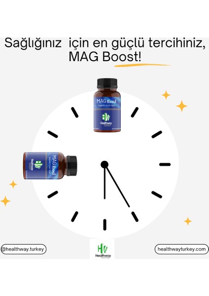 Magboost Magnezyum Bisglisinat Taurat Malat 60 Tablet