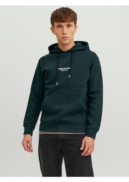 Erkek Kapüşonlu Önden Cepli Sweatshirt 12241687