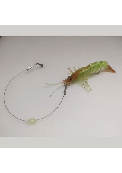 Karides Sahte Silikon Shrimp Balık Yemi Silikon Karides 7,62 cm 6,5 gr