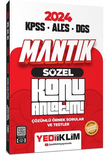 2024 KPSS ALES Sözel Mantık Konu Anlatımı