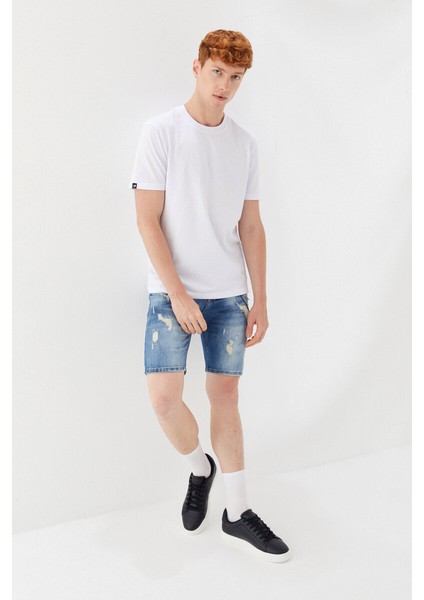 Active Boykot Baskılı Bisiklet Yaka Regular Fit Tişört Beyaz fiyatları