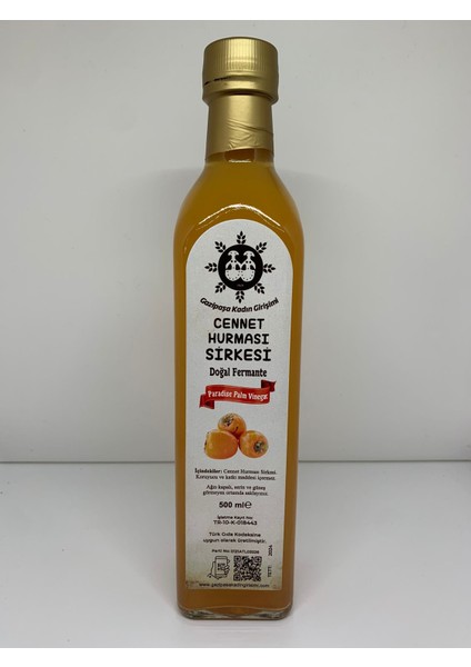 Cennet Hurması Sirkesi 500 ml