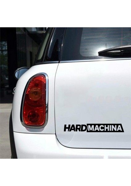 Hard Machine Sticker Siyah 21X10 cm fiyatları