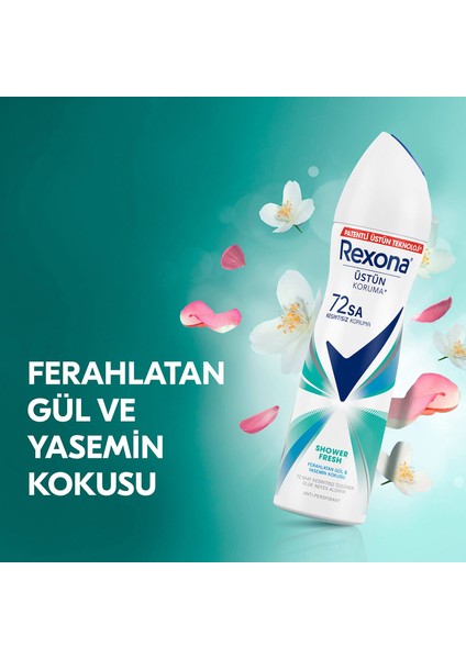 Kadın Sprey Deodorant Shower Fresh 150 Ml + Kotex Ped Normal 8'Li