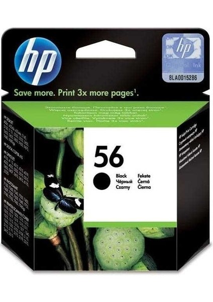 HPZR Hp 56-C6656A Orjinal Siyah Kartuş