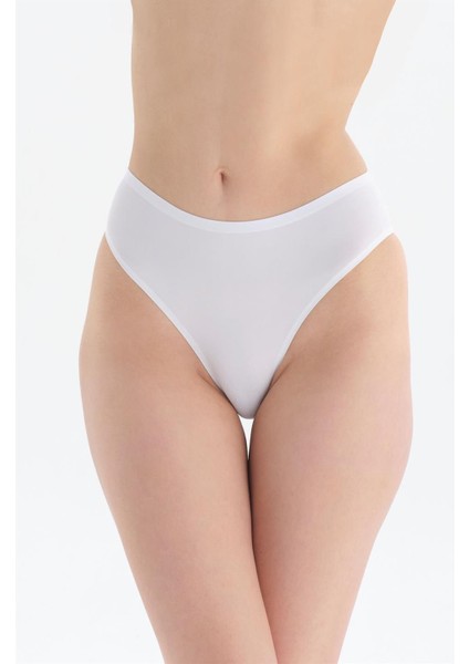 Helena H2727 Bayan Lazer Kesim Bikini Beyaz fırsatları