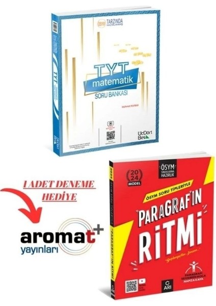 TYT Matematik Paragrafın Ritmi Ösym Tarzında+ 1 Adet Aromat Deneme