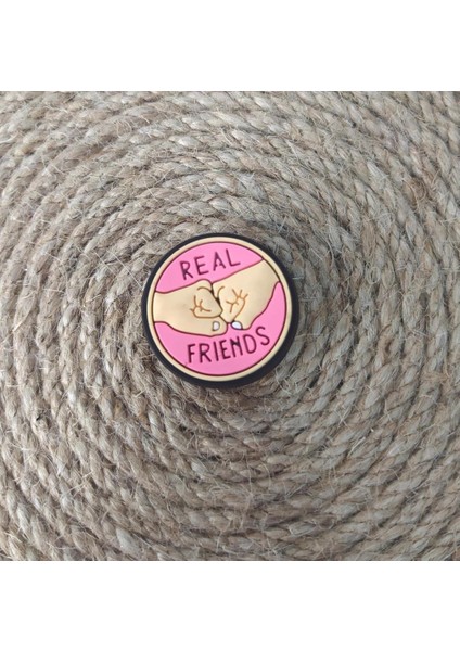 Terlik Ayakkabı Sandalet Tokası Silikon Dosluk Arkadaşlık 1 Adet Tekli Terlik Süsü