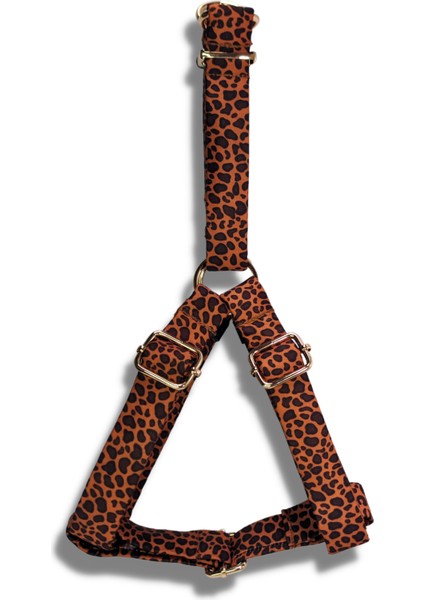 Leopard Köpek Göğüs Tasması