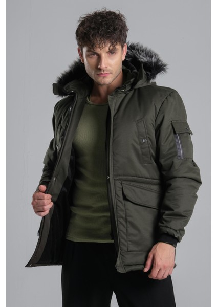 Stil Kombin Içi Kürklü Kaban Mont Bl 1506 fiyatları