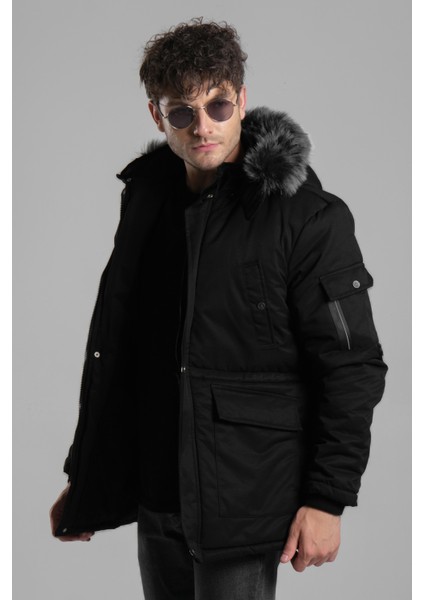 Stil Kombin Içi Kürklü Kaban Mont Bl 1506 fiyatları