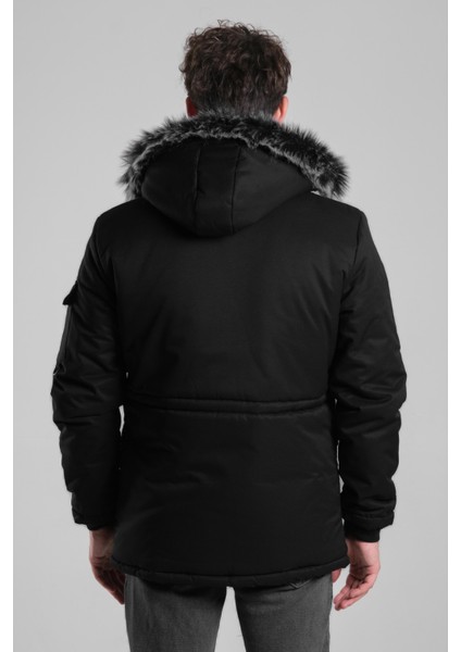 Stil Kombin Içi Kürklü Kaban Mont Bl 1506 fırsatları