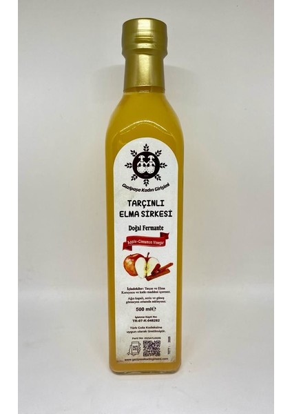 Tarçınlı Elma Sirkesi 500ML.