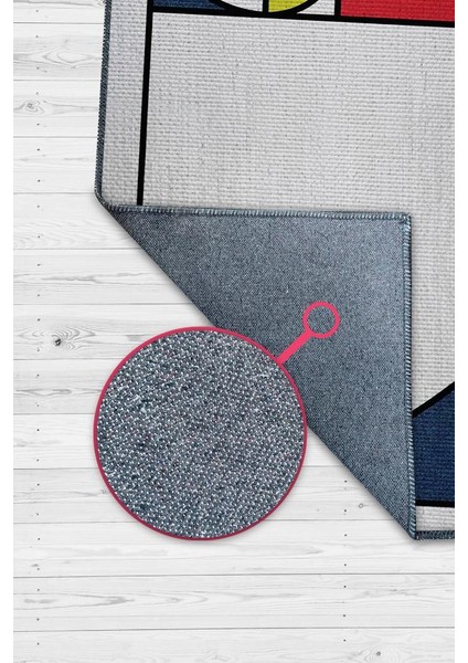 Altın Oran, Minimalist Oda Dekoru,Geometrik Oturma Odası Halısı,Yıkanabilir Salon Halısı